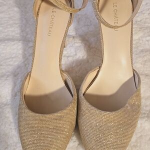 Gold Party Shoes (Le Chateau)